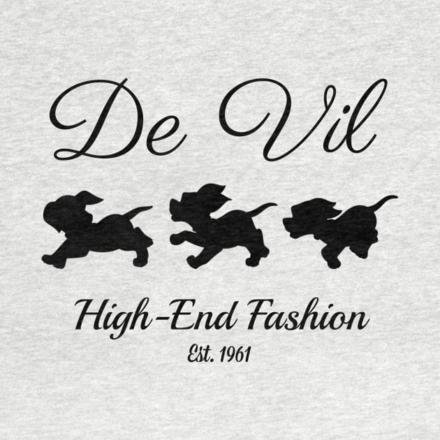 De Vil High-End Fashion (Black) by Couragetoflyshop